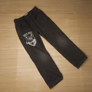 Cee Jay Toddler Boys Fleece Lined Grey Wolf Pants 3-4